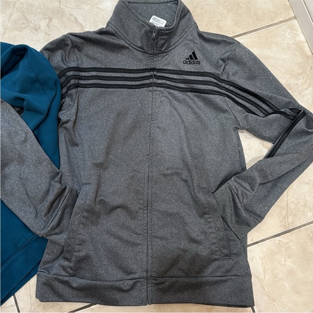 Under Armour Hoodie YL and Adidas Jacket YL - Picture 2 of 3